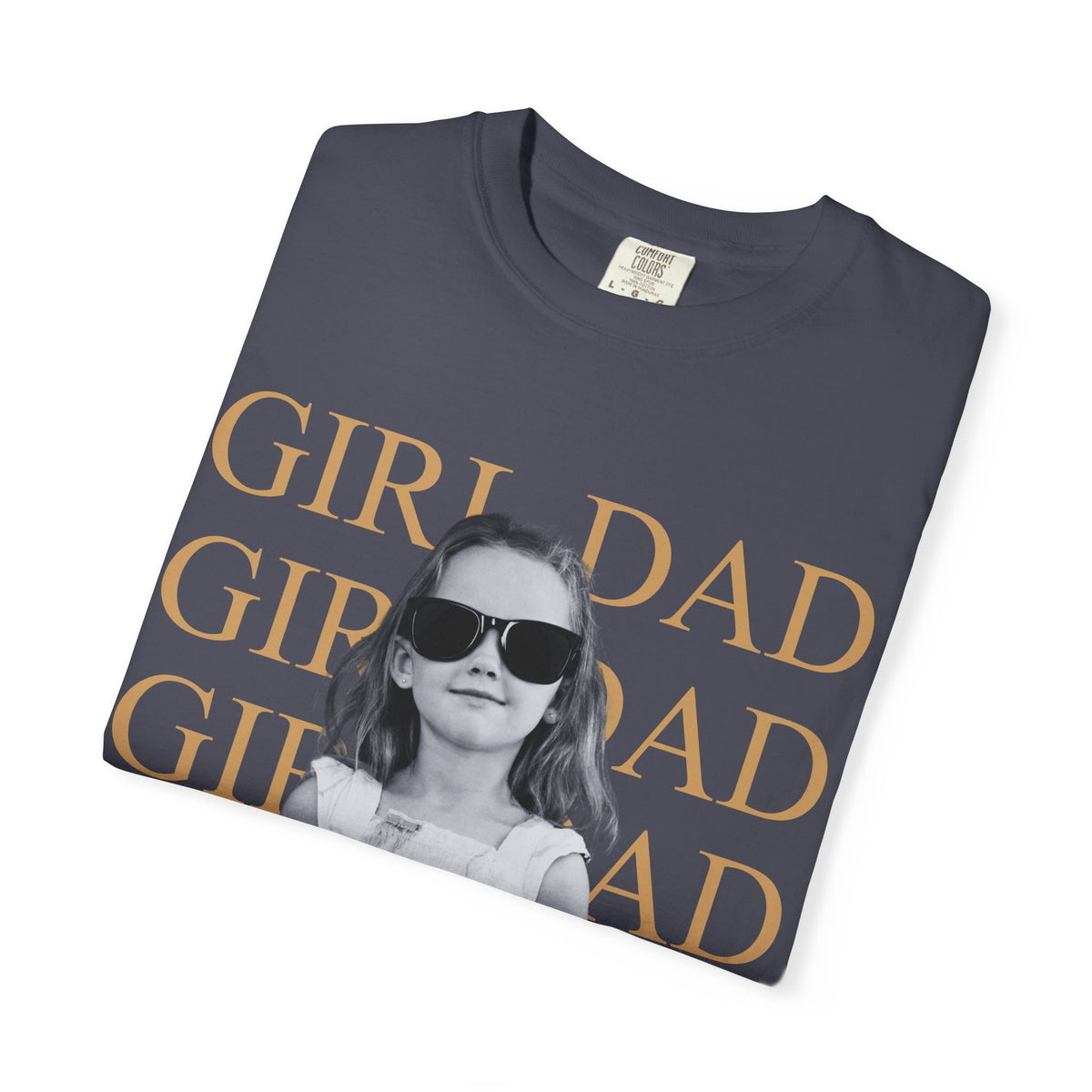 Custom Dad Vintage Photo Shirt Comfort Color T-shirt