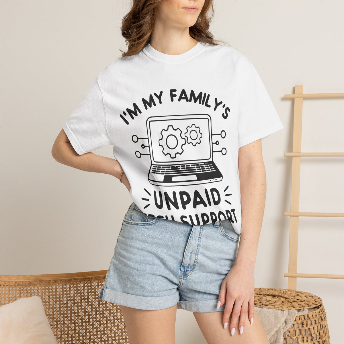 I’m My Family’s Unpaid Tech Support Comfort Colors Shirt