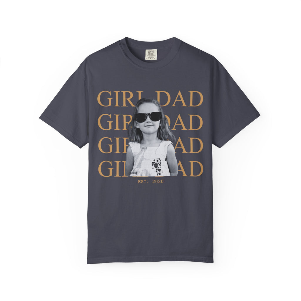 Custom Dad Vintage Photo Shirt Comfort Color T-shirt