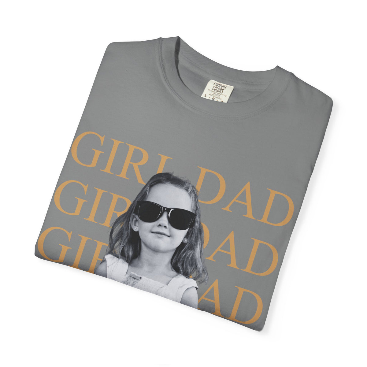 Custom Dad Vintage Photo Shirt Comfort Color T-shirt