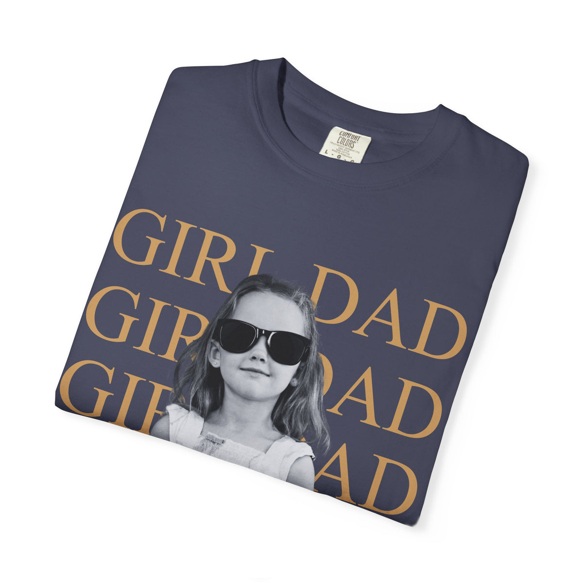 Custom Dad Vintage Photo Shirt Comfort Color T-shirt