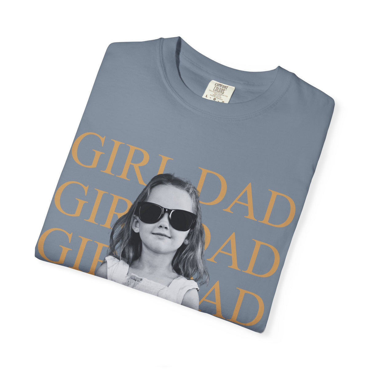Custom Dad Vintage Photo Shirt Comfort Color T-shirt