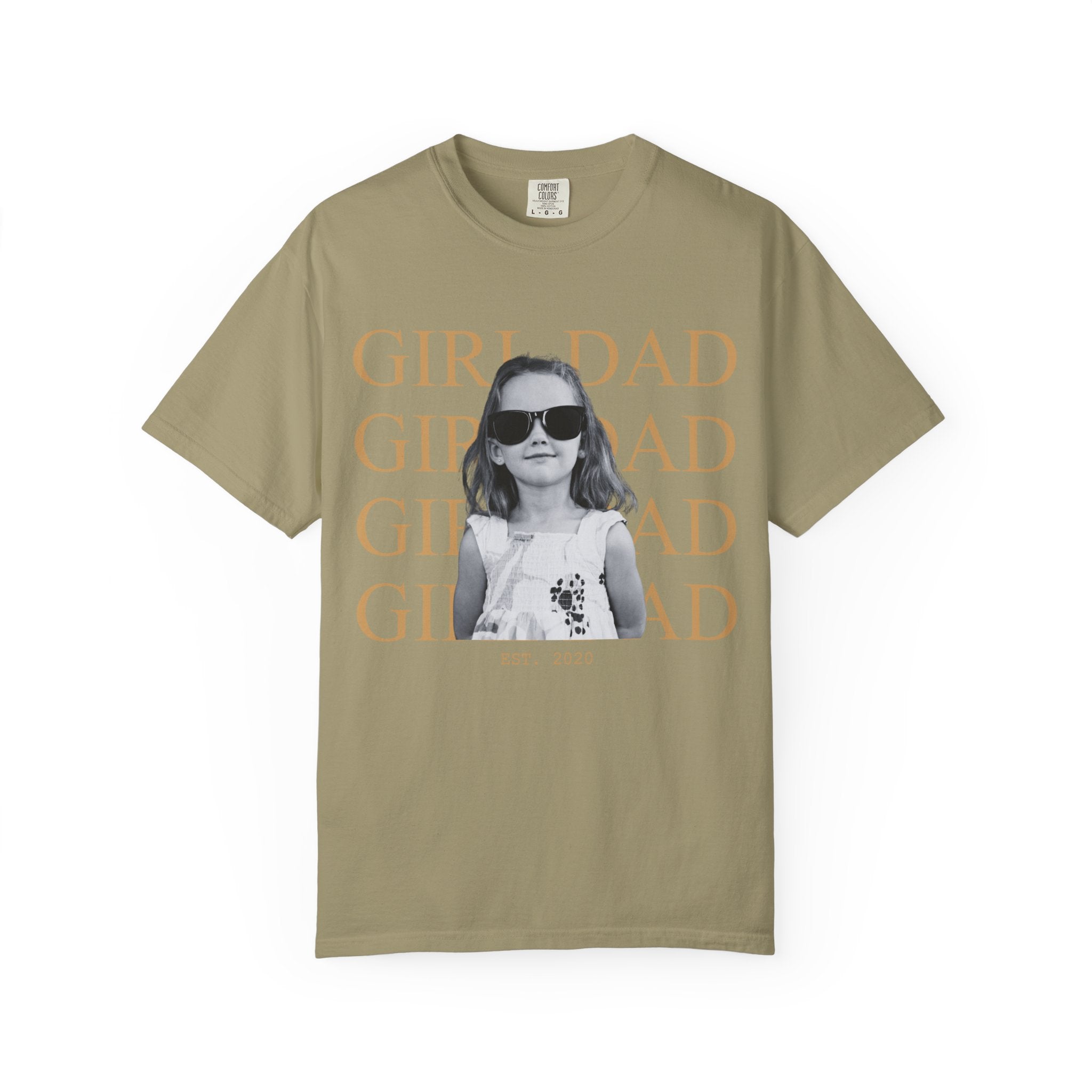 Custom Dad Vintage Photo Shirt Comfort Color T-shirt