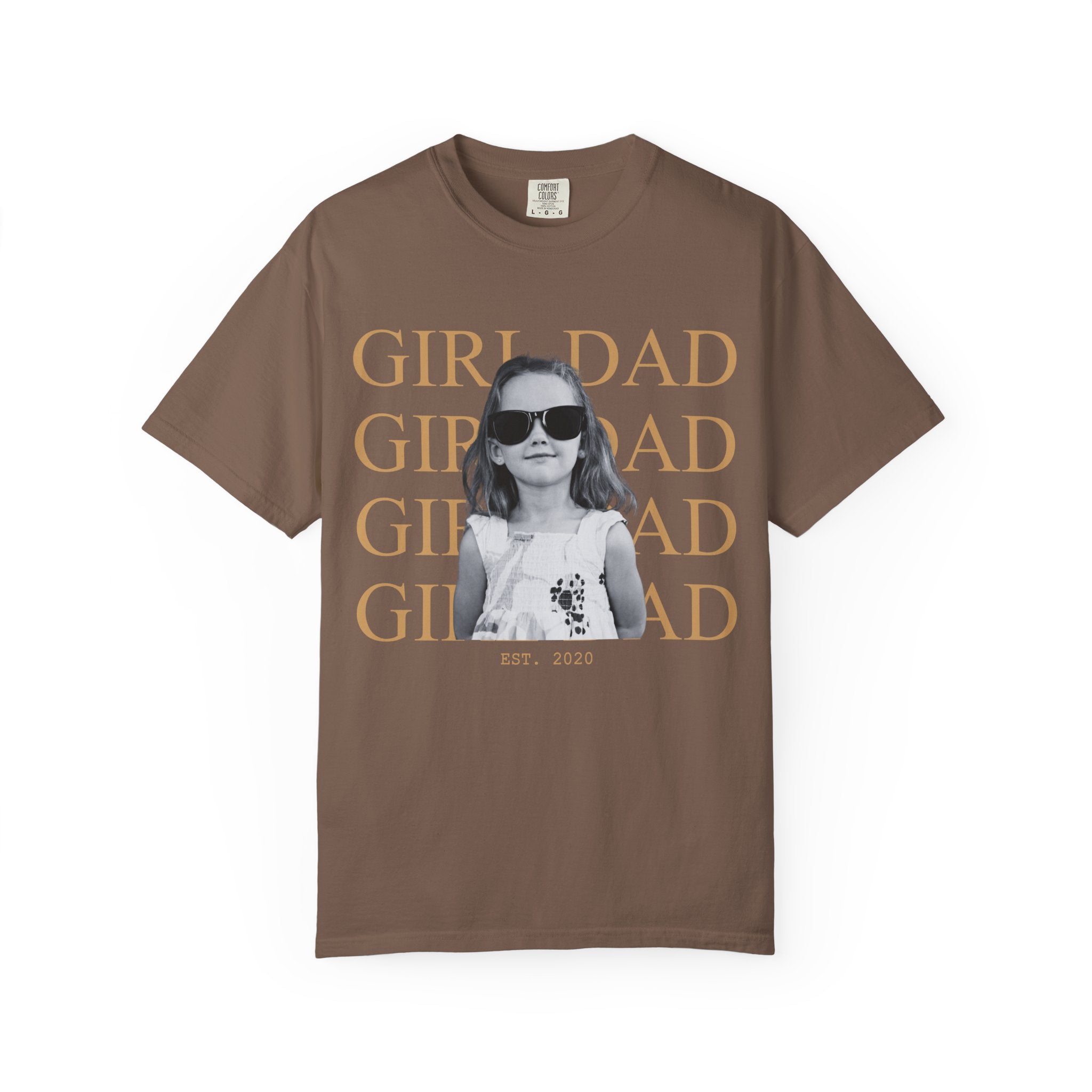 Custom Dad Vintage Photo Shirt Comfort Color T-shirt
