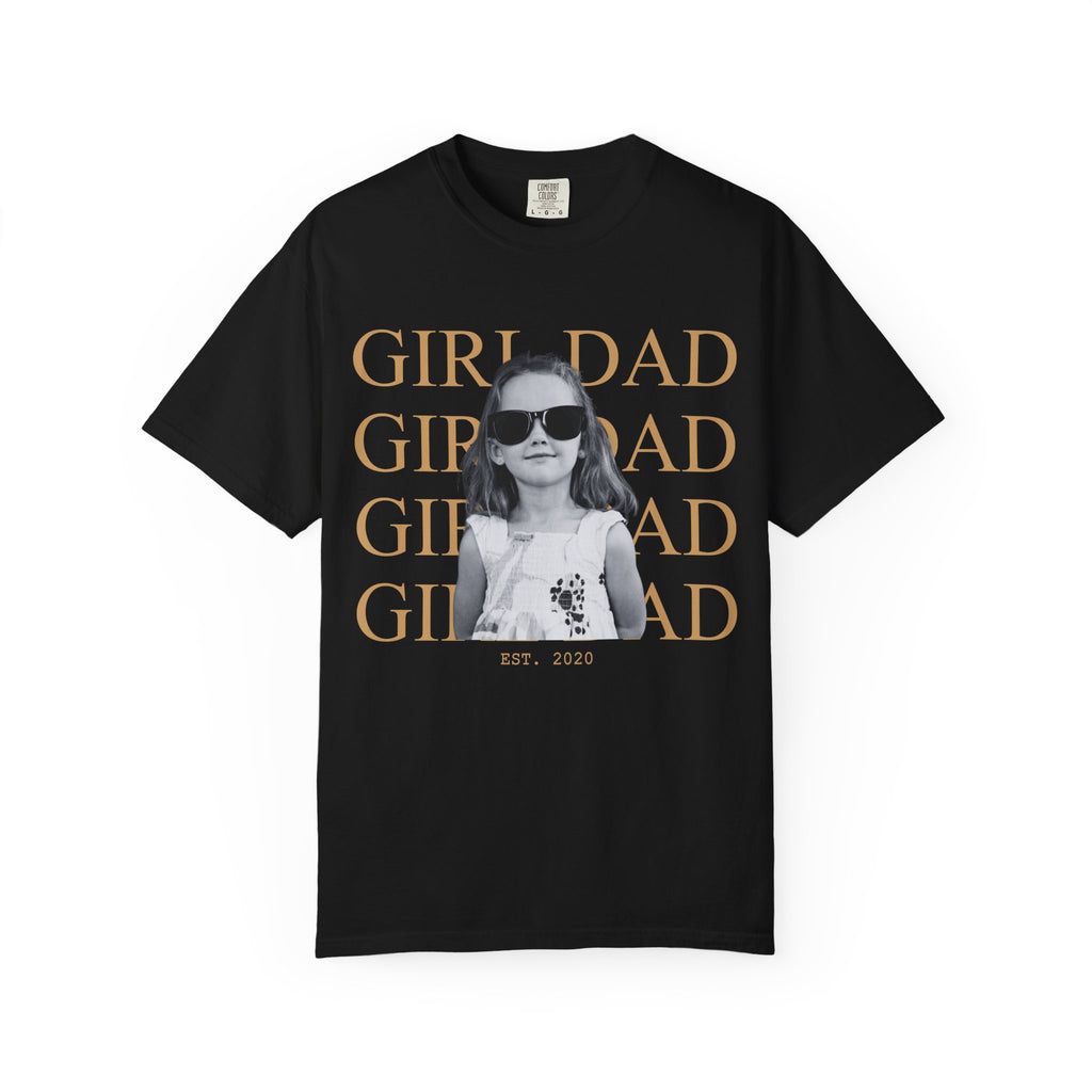 Custom Dad Vintage Photo Shirt Comfort Color T-shirt