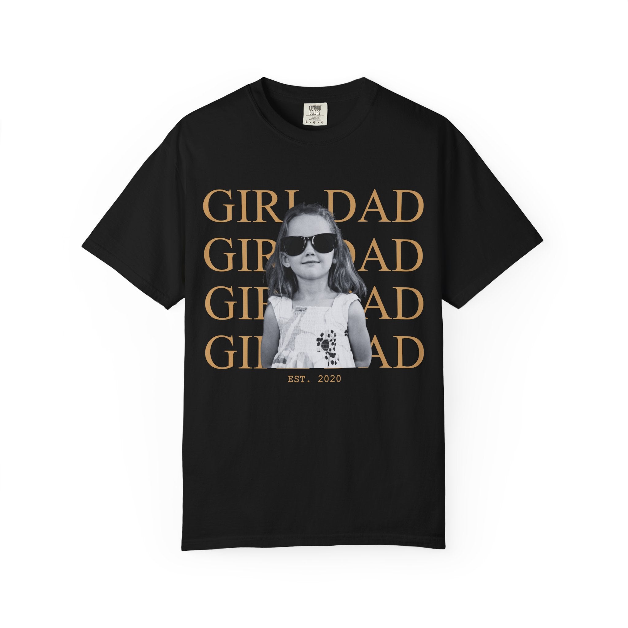 Custom Dad Vintage Photo Shirt Comfort Color T-shirt