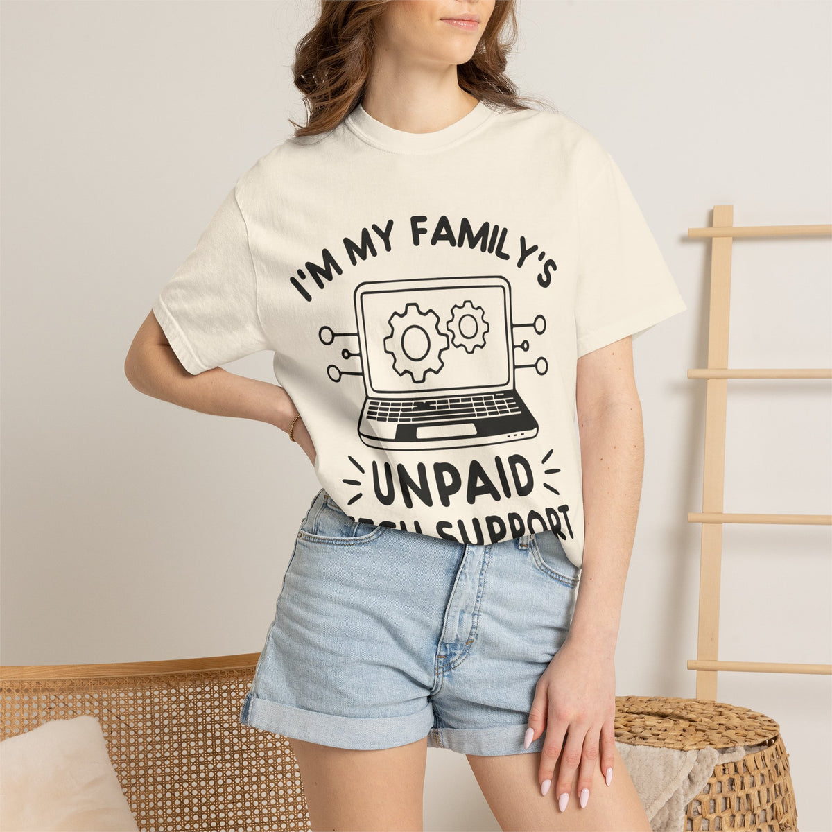 I’m My Family’s Unpaid Tech Support Comfort Colors Shirt