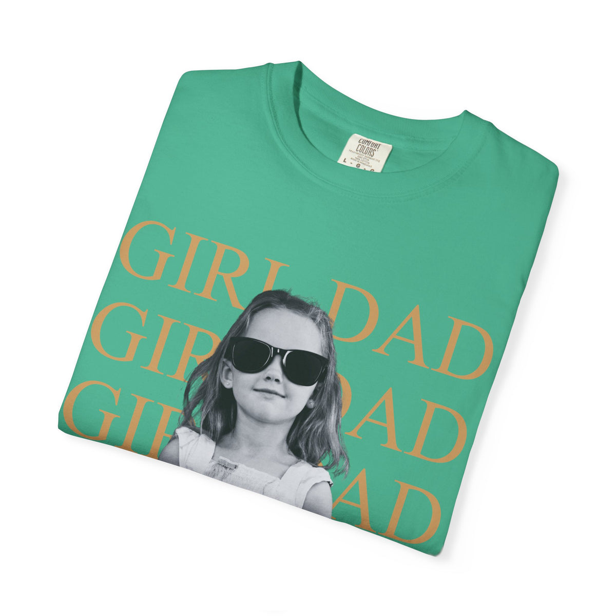 Custom Dad Vintage Photo Shirt Comfort Color T-shirt