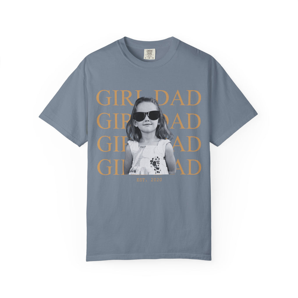 Custom Dad Vintage Photo Shirt Comfort Color T-shirt
