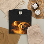 Comfort Colors Golden Retriever Howling to the Moon T-shirt