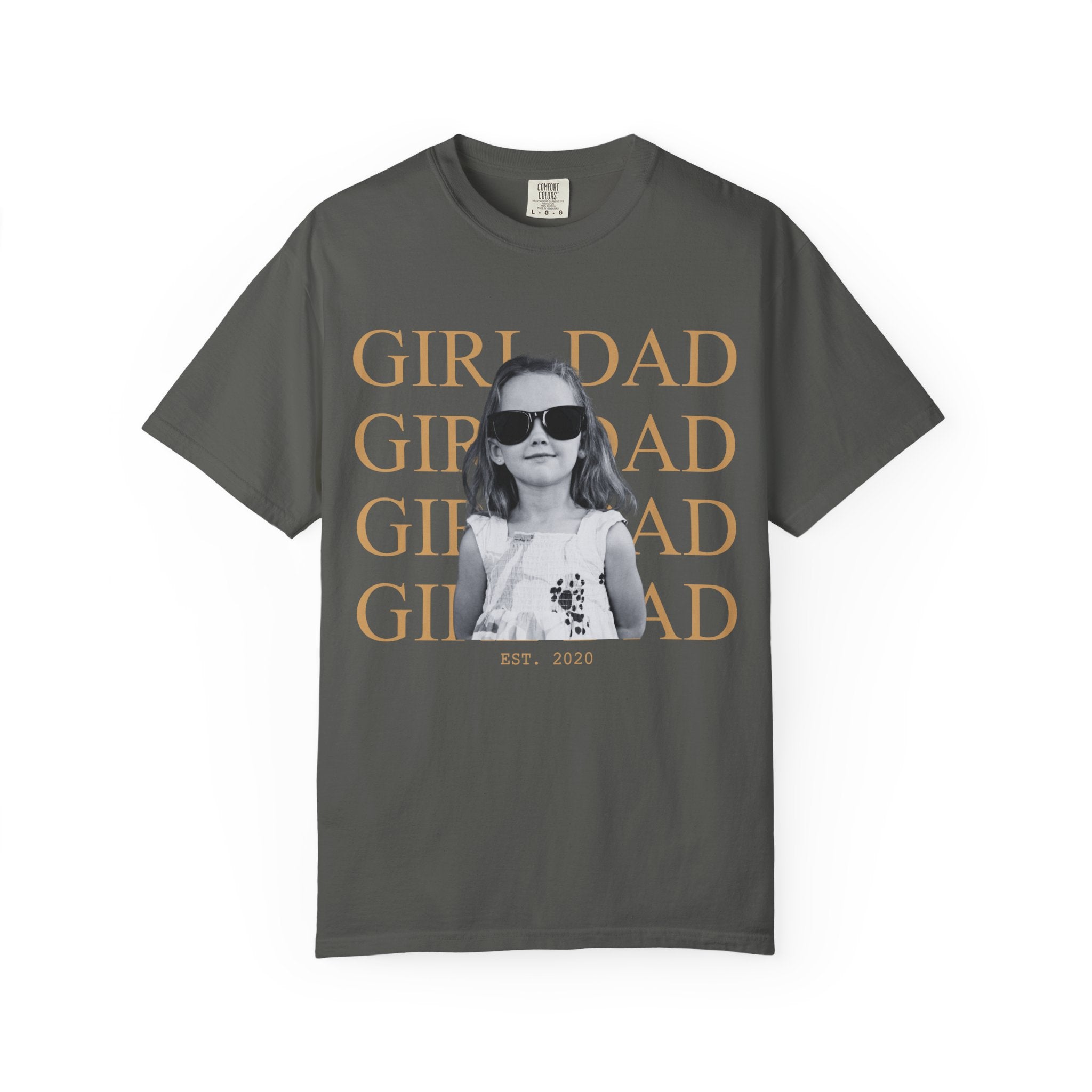 Custom Dad Vintage Photo Shirt Comfort Color T-shirt