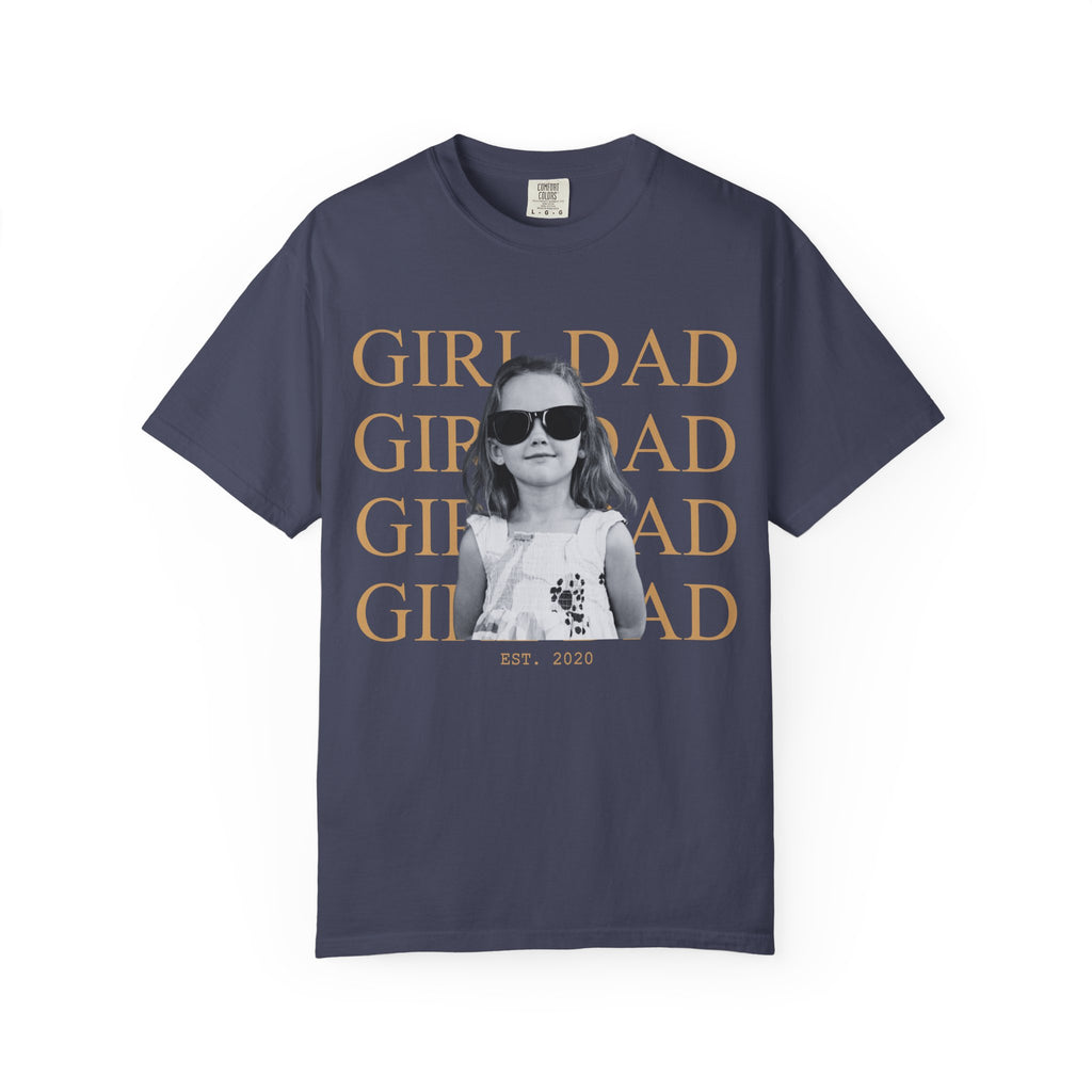 Custom Dad Vintage Photo Shirt Comfort Color T-shirt