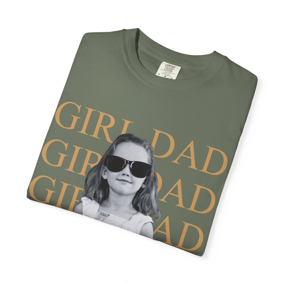 Custom Dad Vintage Photo Shirt Comfort Color T-shirt