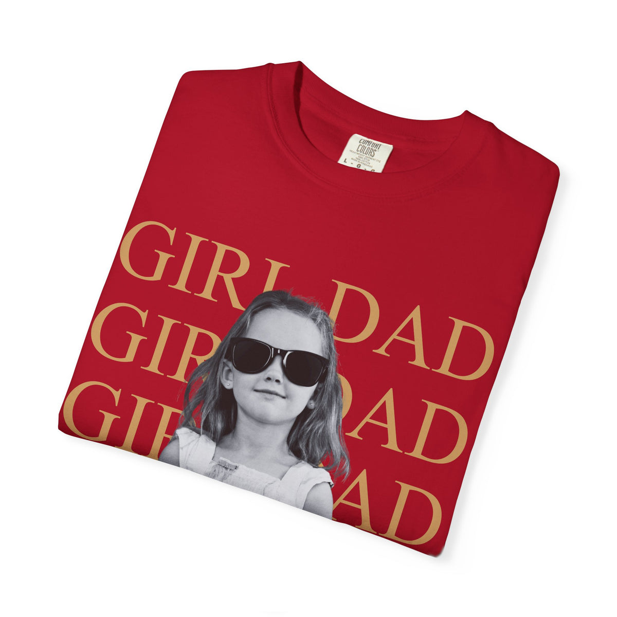 Custom Dad Vintage Photo Shirt Comfort Color T-shirt