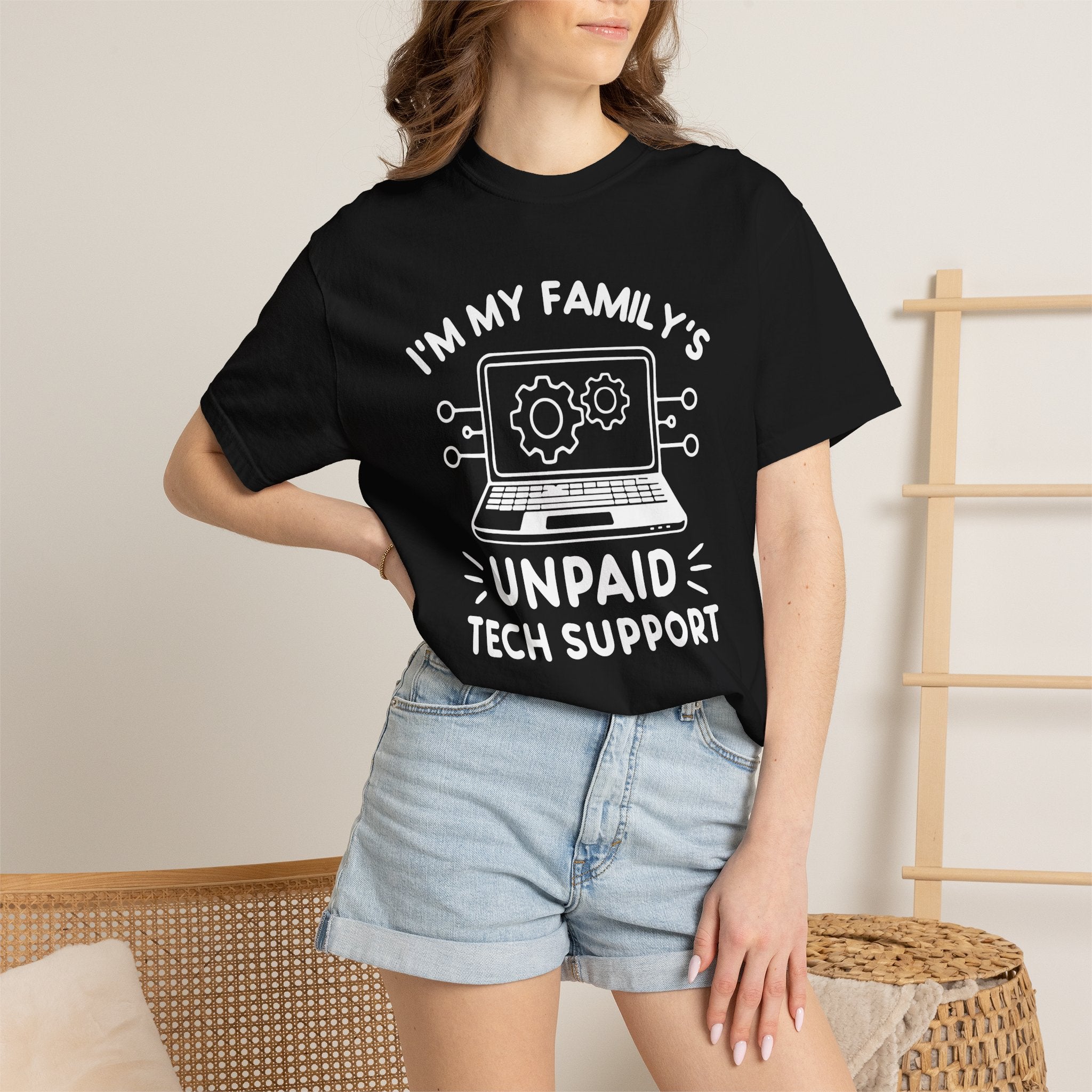 I’m My Family’s Unpaid Tech Support Comfort Colors Shirt