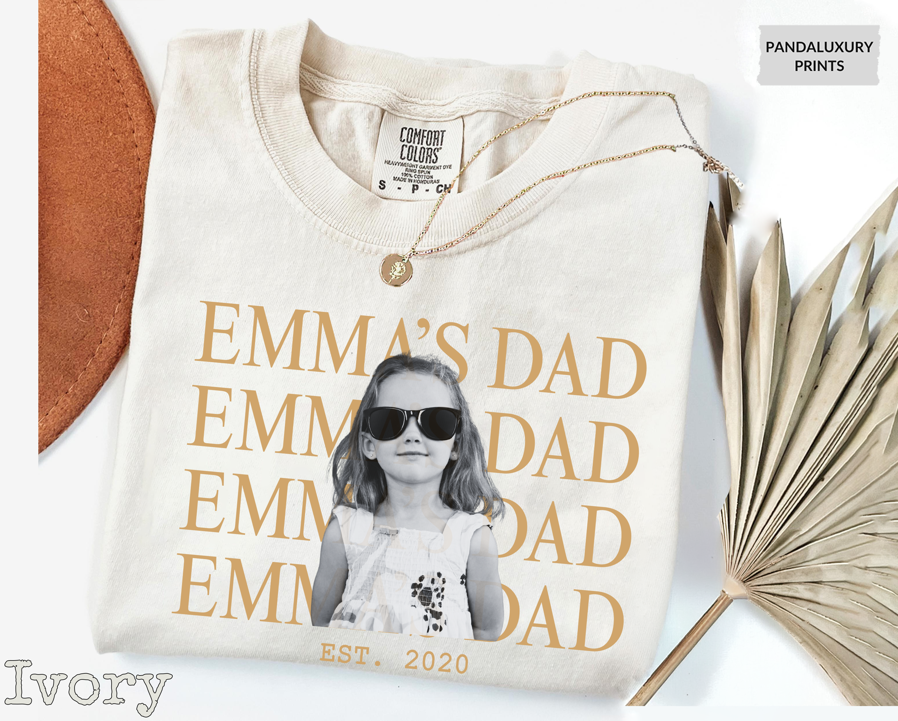Custom Dad Vintage Photo Shirt Comfort Color T-shirt