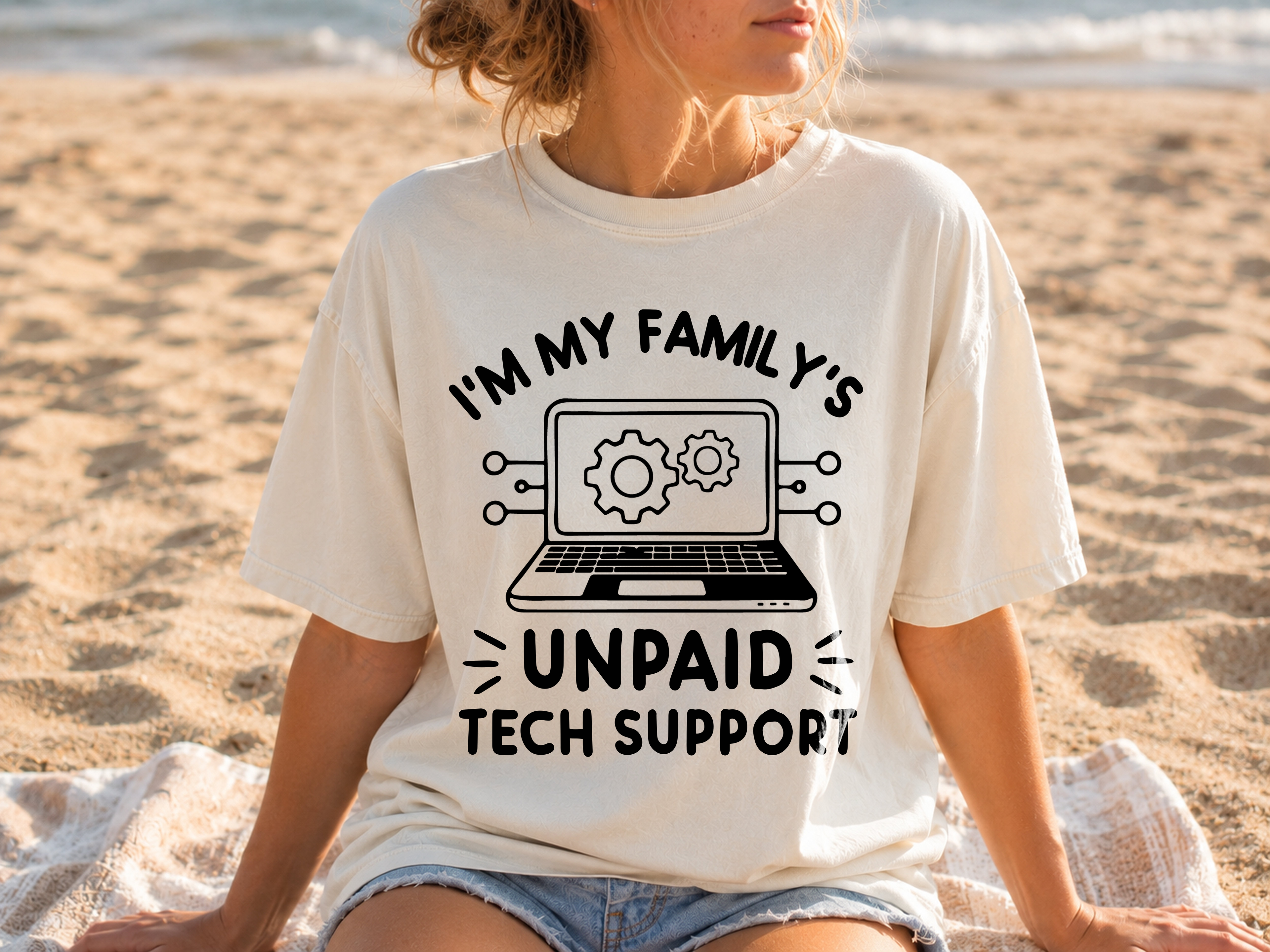 I’m My Family’s Unpaid Tech Support Comfort Colors Shirt