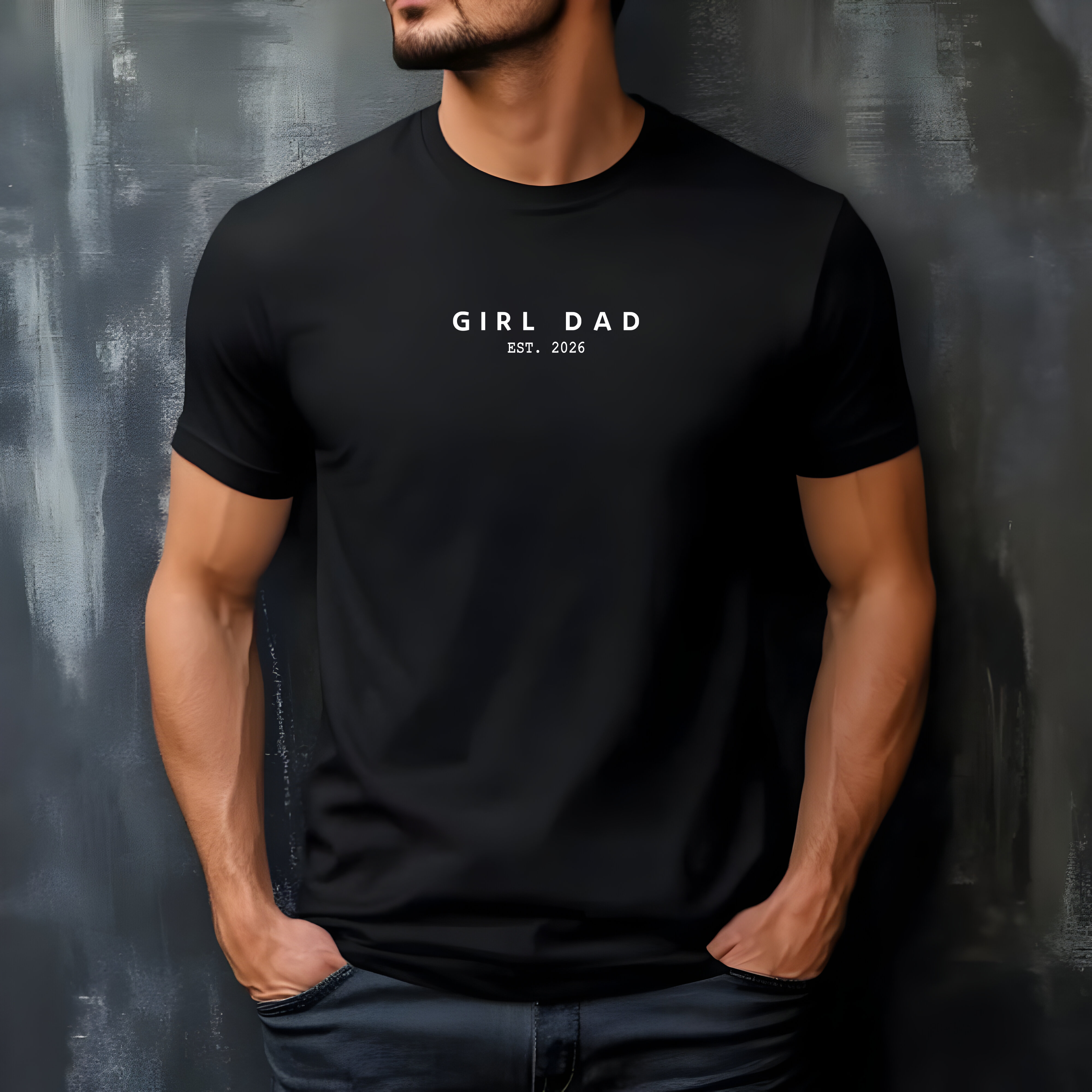 Comfort Colors® Custom Girl dad Shirt